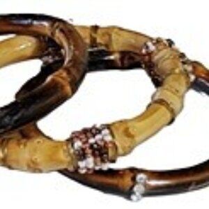 Bamboo Beaded Bangles/Bracelets